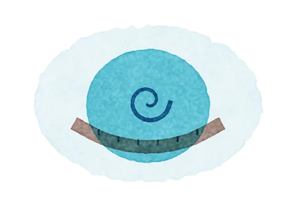 Abdomen with a swirl and measuring tape